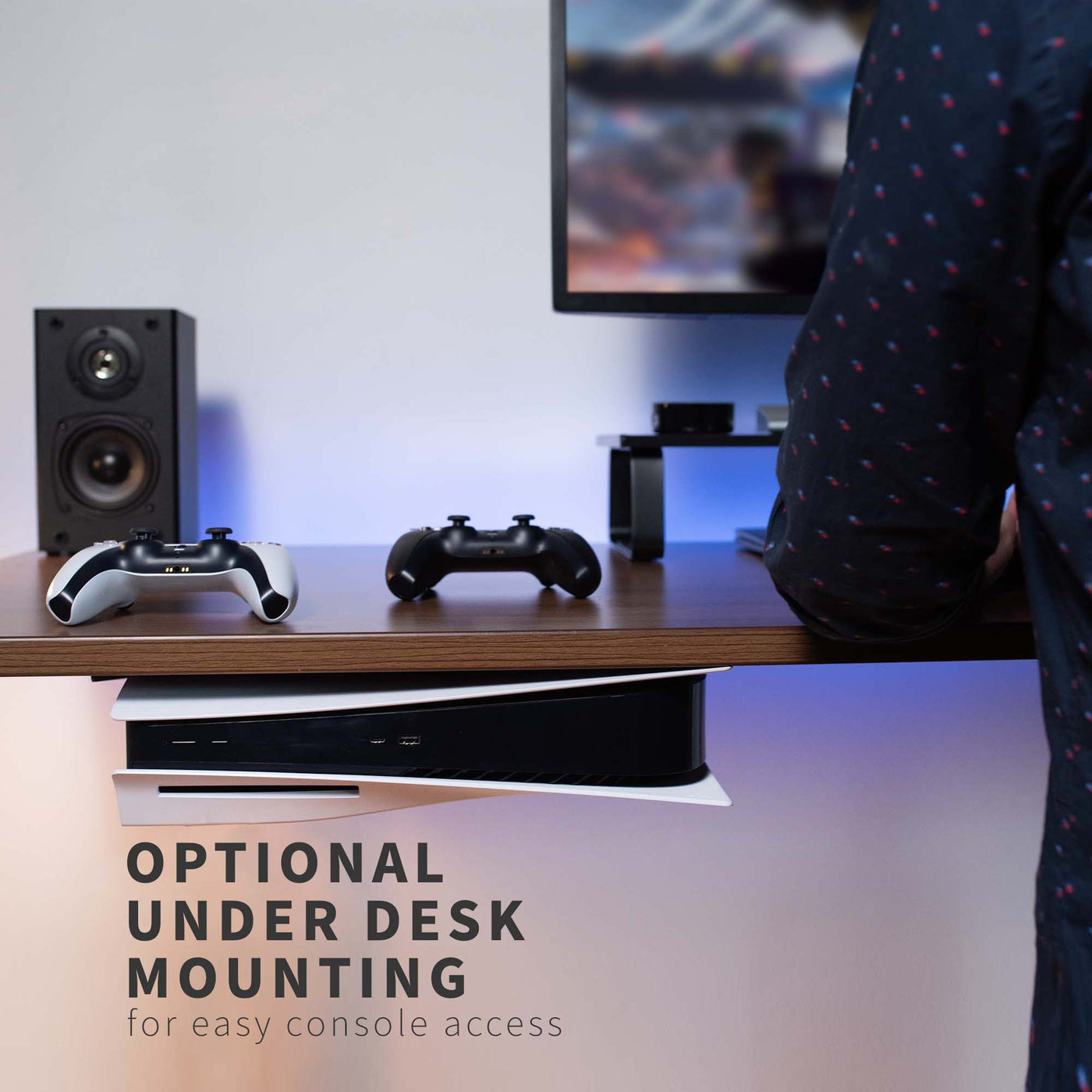 Under Desk Mount for PS5 Controller