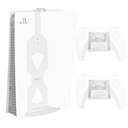 PS5 Wall Mount Bracket w/ 2 Controller Mounts