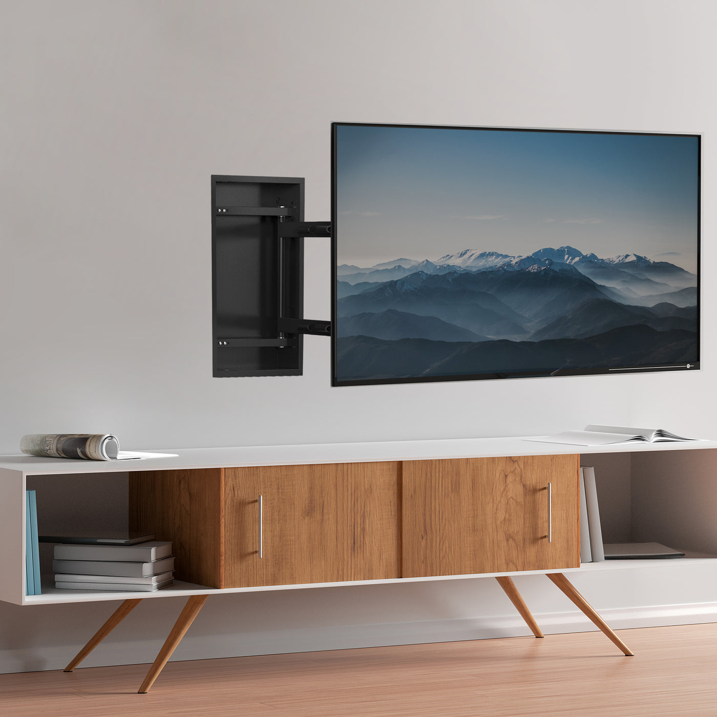 Recessed TV Wall Mount – VIVO - desk solutions, screen mounting, and more