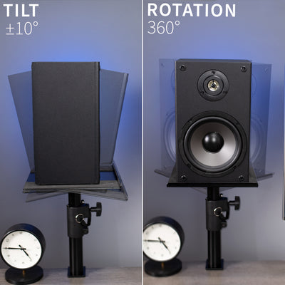 Articulation is provided through tilt and rotation to best accommodate your space.