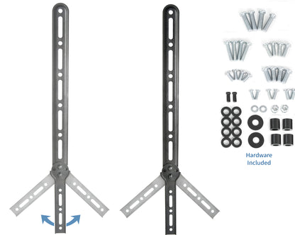 Sturdy universal TV soundbar mount with hardware included.