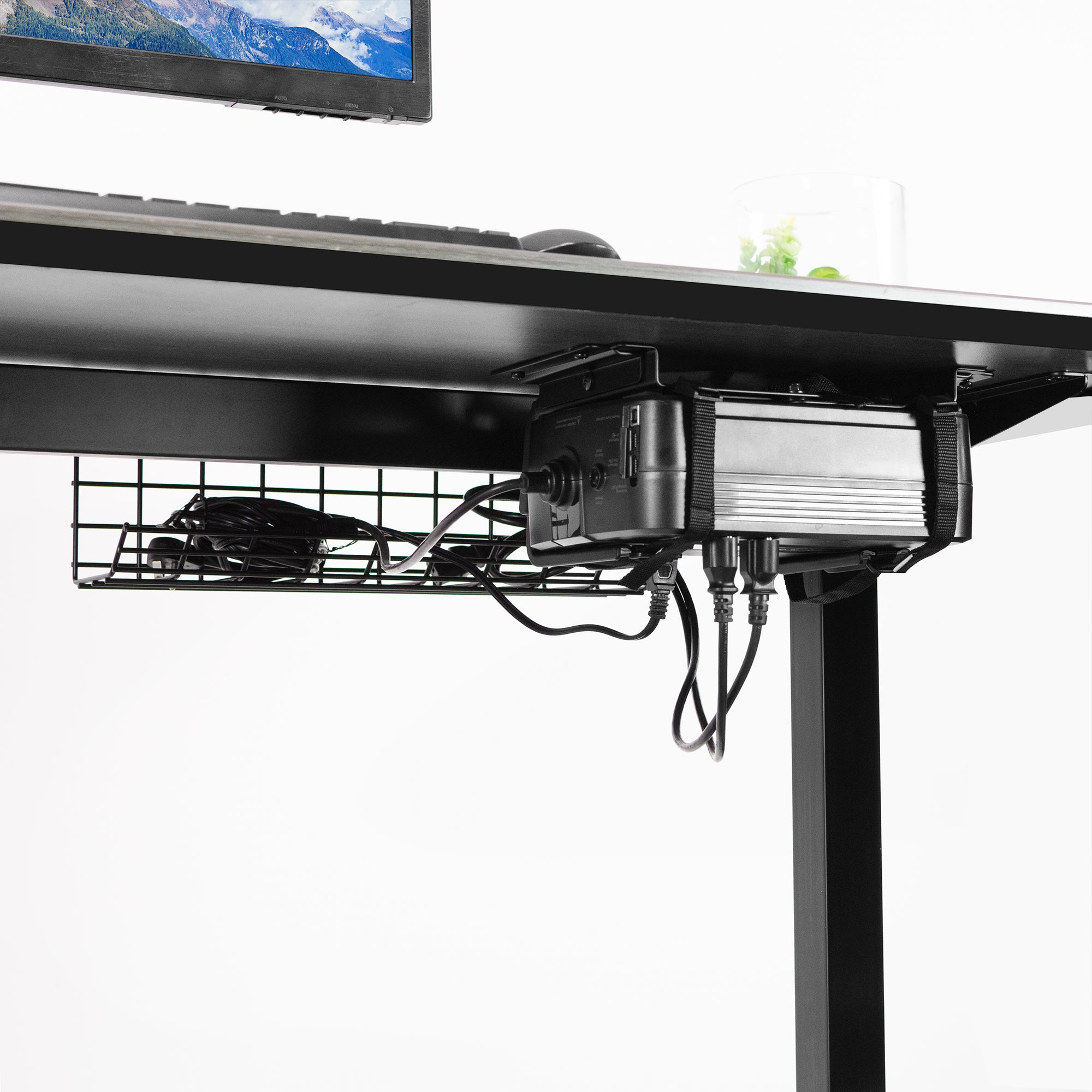 Under desk PC mount from VIVO.