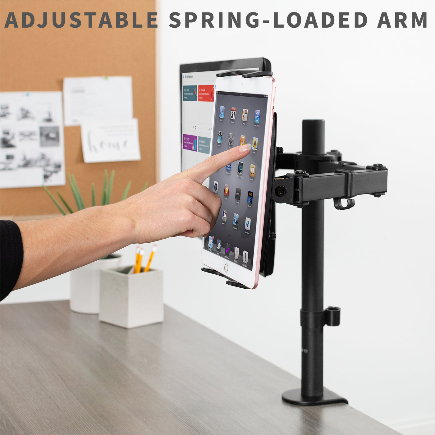 Universal VESA Holder for Tablets, 2-in-1 Laptops, Portable Monitors ...