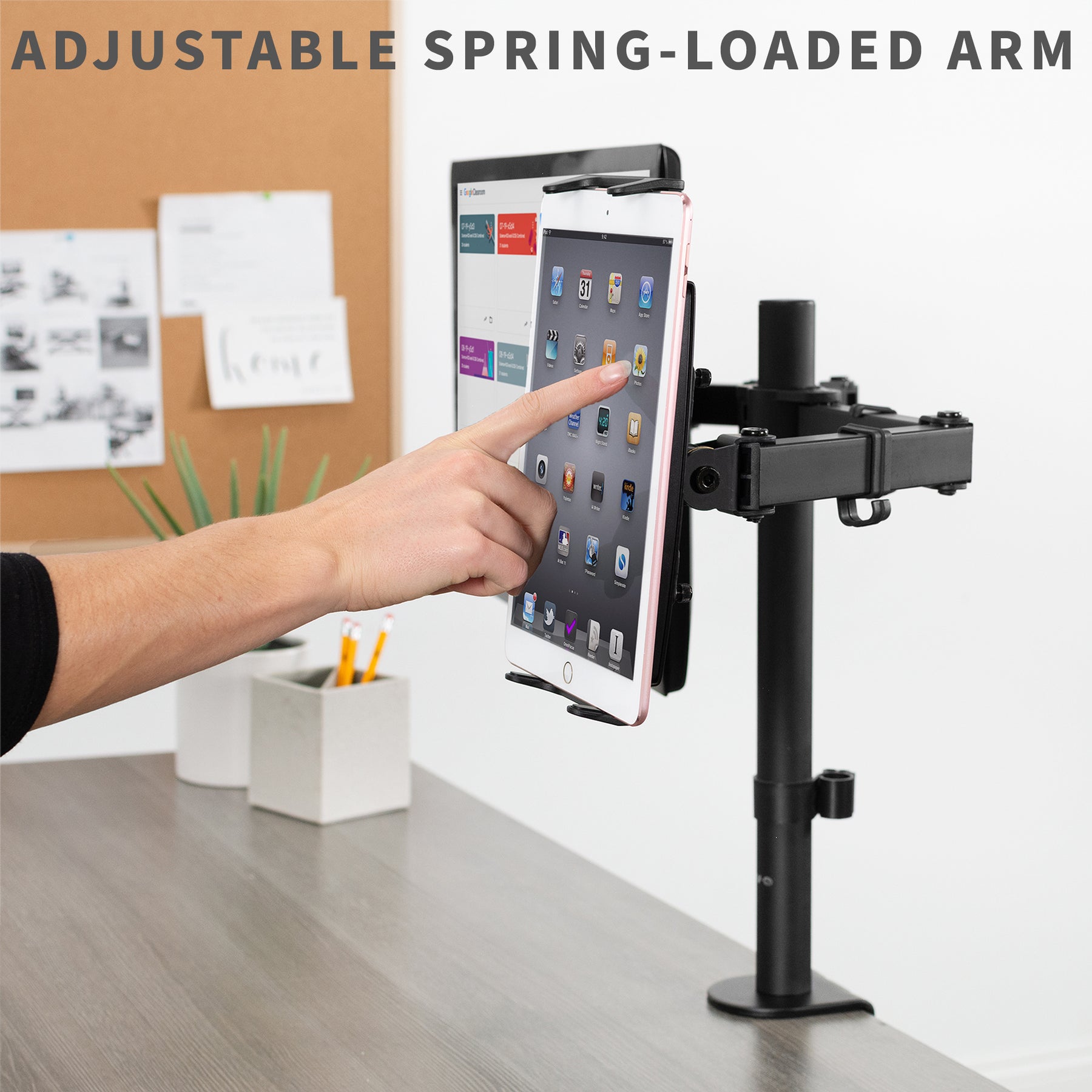 Universal VESA Holder for Tablets, 2-in-1 Laptops, Portable Monitors ...