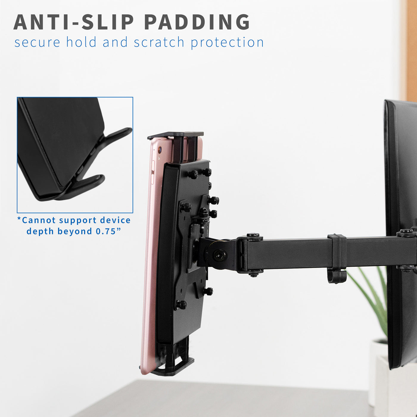 Universal VESA Holder for Tablets, 2-in-1 Laptops, Portable Monitors ...