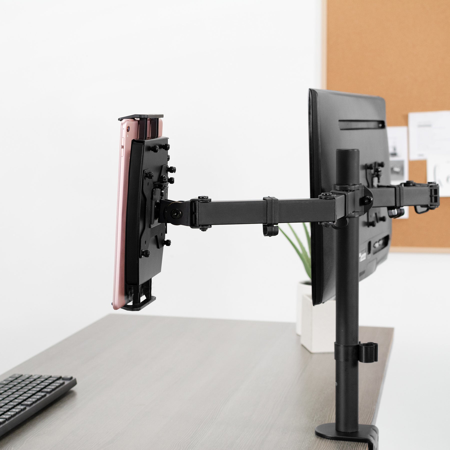 Universal VESA Holder for Tablets, 2-in-1 Laptops, Portable Monitors ...