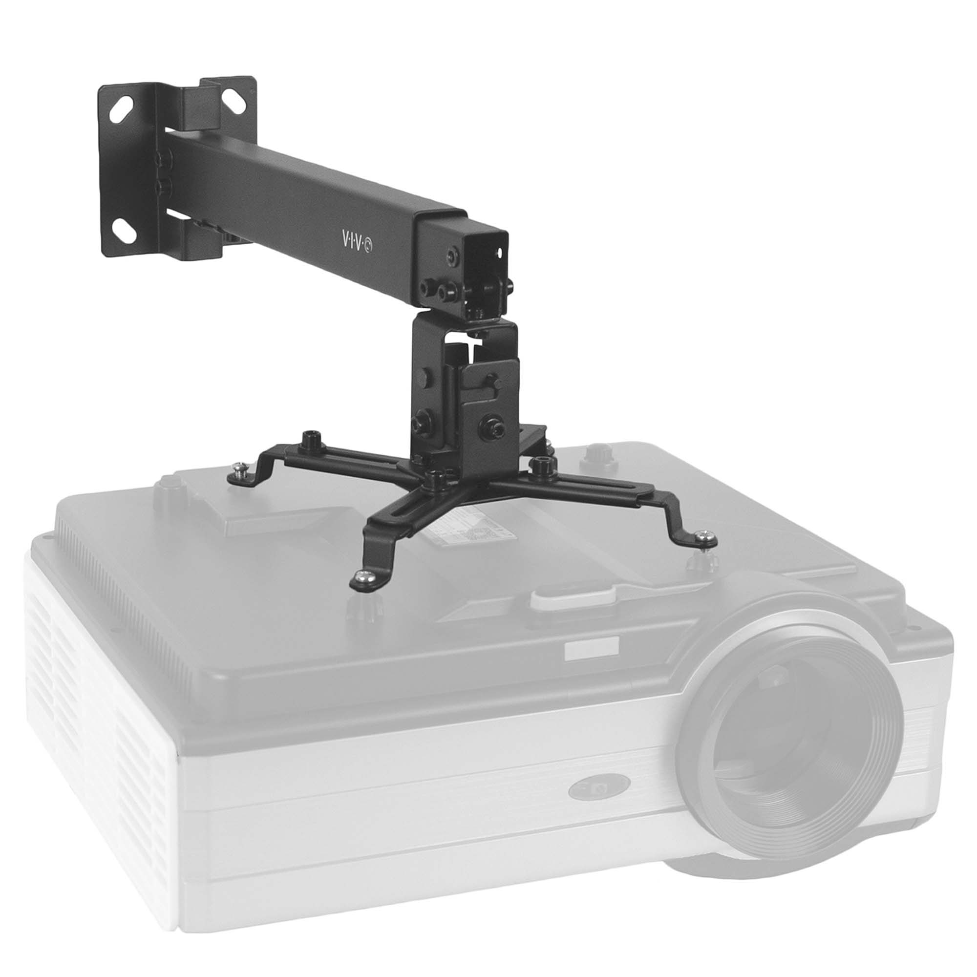 Adjustable ceiling or wall projector mount from VIVO.