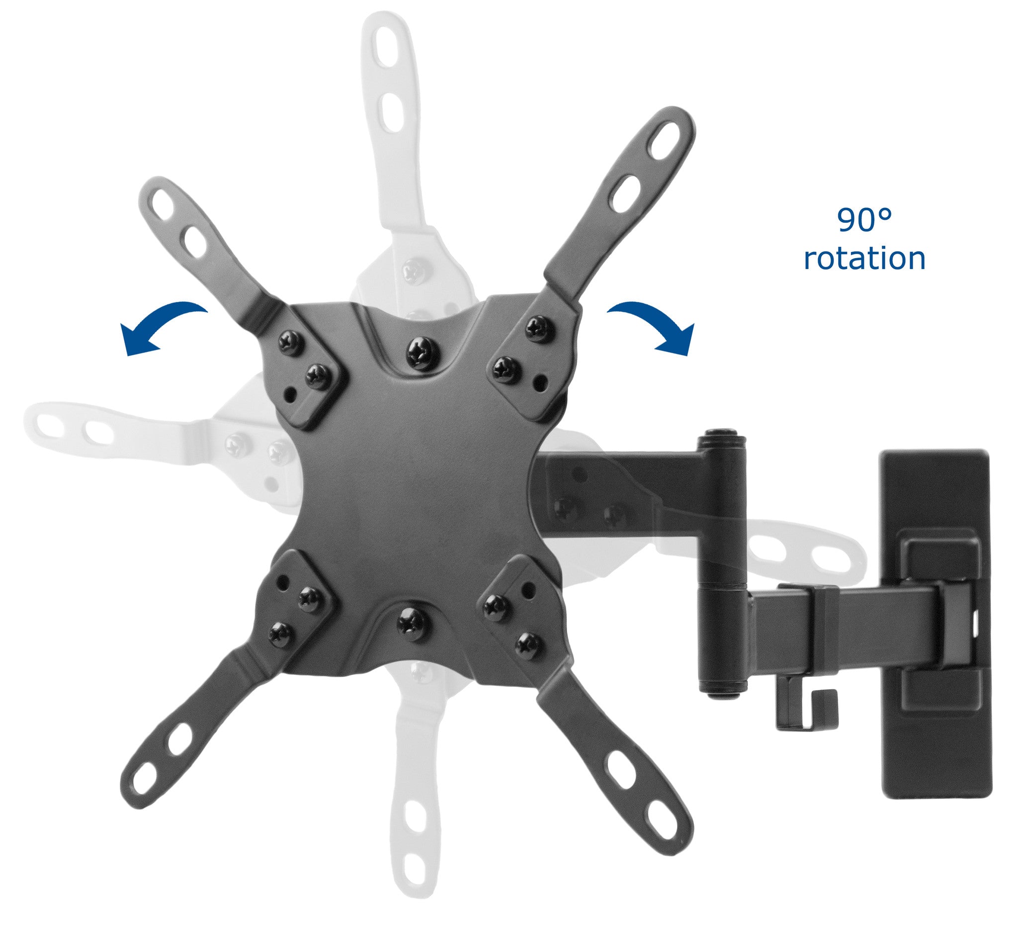 Full Motion Tilt Swivel TV Wall Mount VESA Bracket Stand Fits 13" to 42" Flat Screens