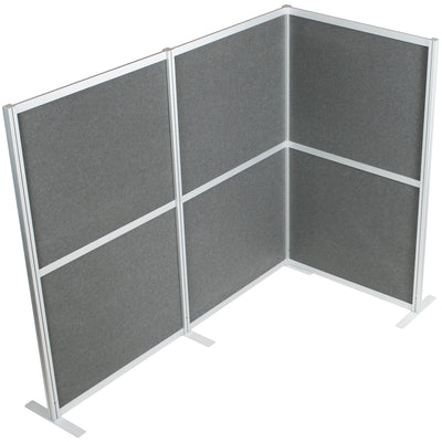 Freestanding privacy panels create instant privacy and simple room division. 