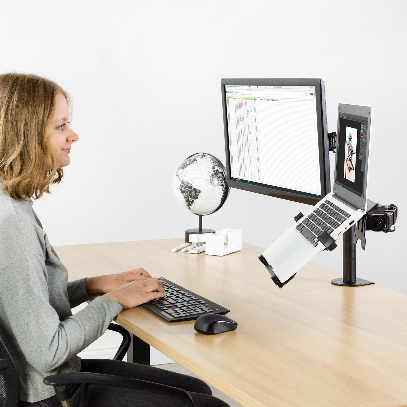 VESA Compatible Laptop Holder – VIVO - desk solutions, screen mounting ...