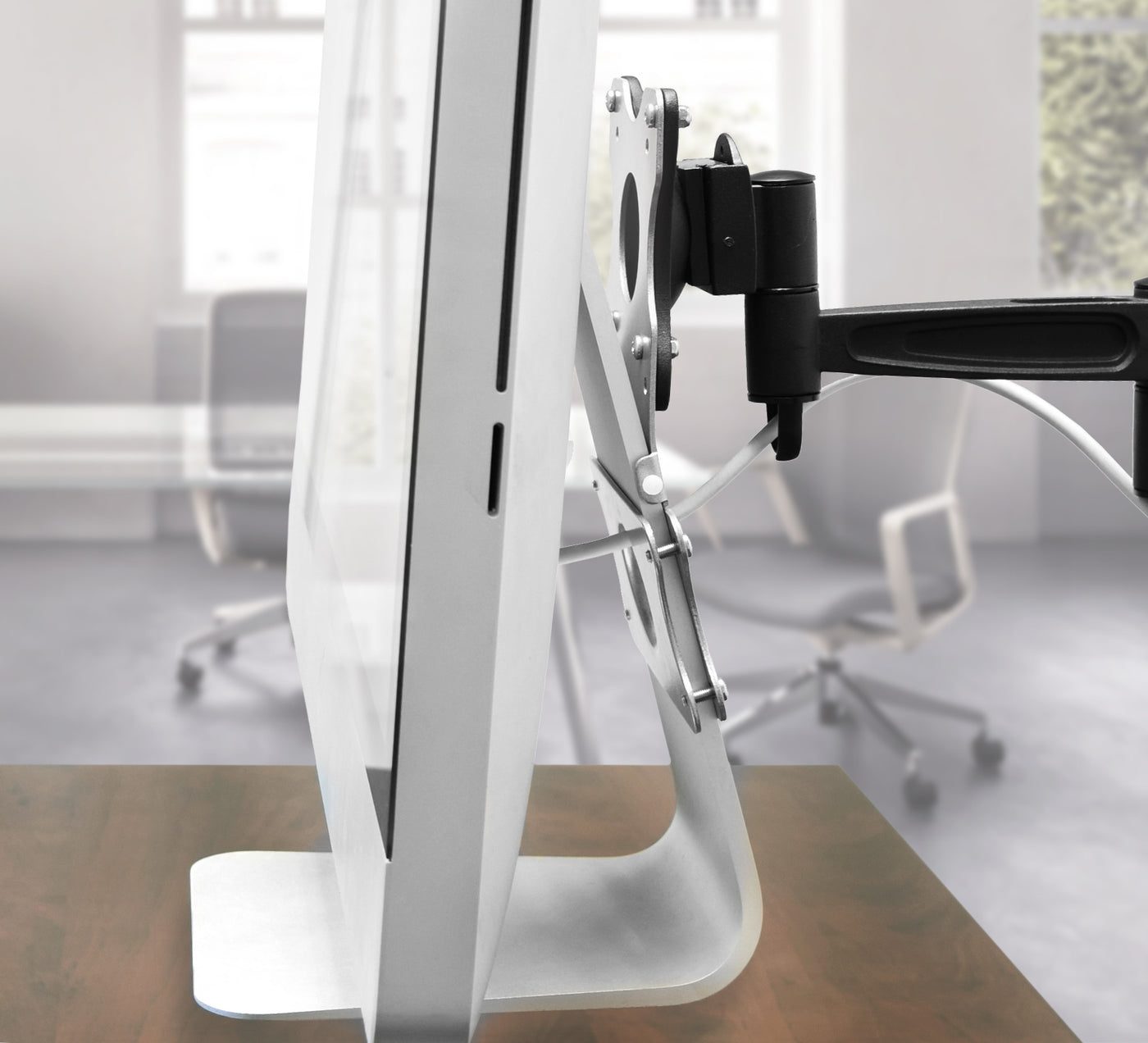 Elevate your iMac to new ergonomic levels for more productive workdays.