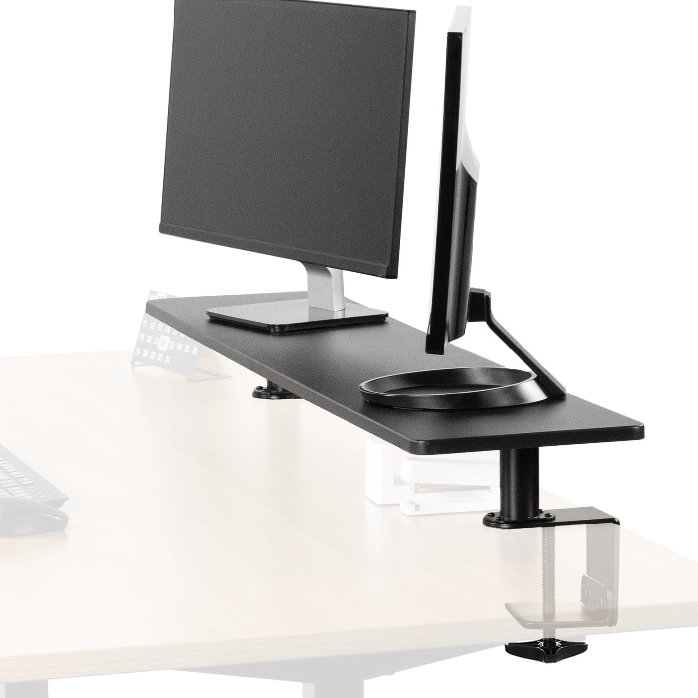 Clamp-on Monitor Riser Shelf – VIVO desk solutions, screen mounting, and  more