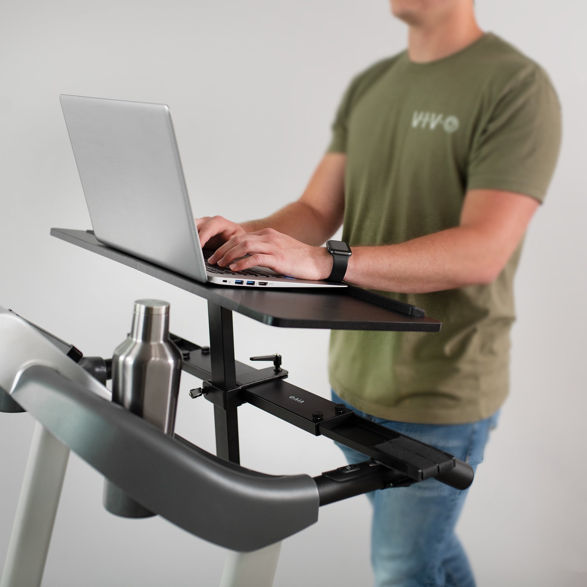 Height Adjustable 27 Laptop Desk for Treadmill VIVO desk solutions screen mounting and more