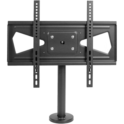 Sturdy bolt-down TV mount.