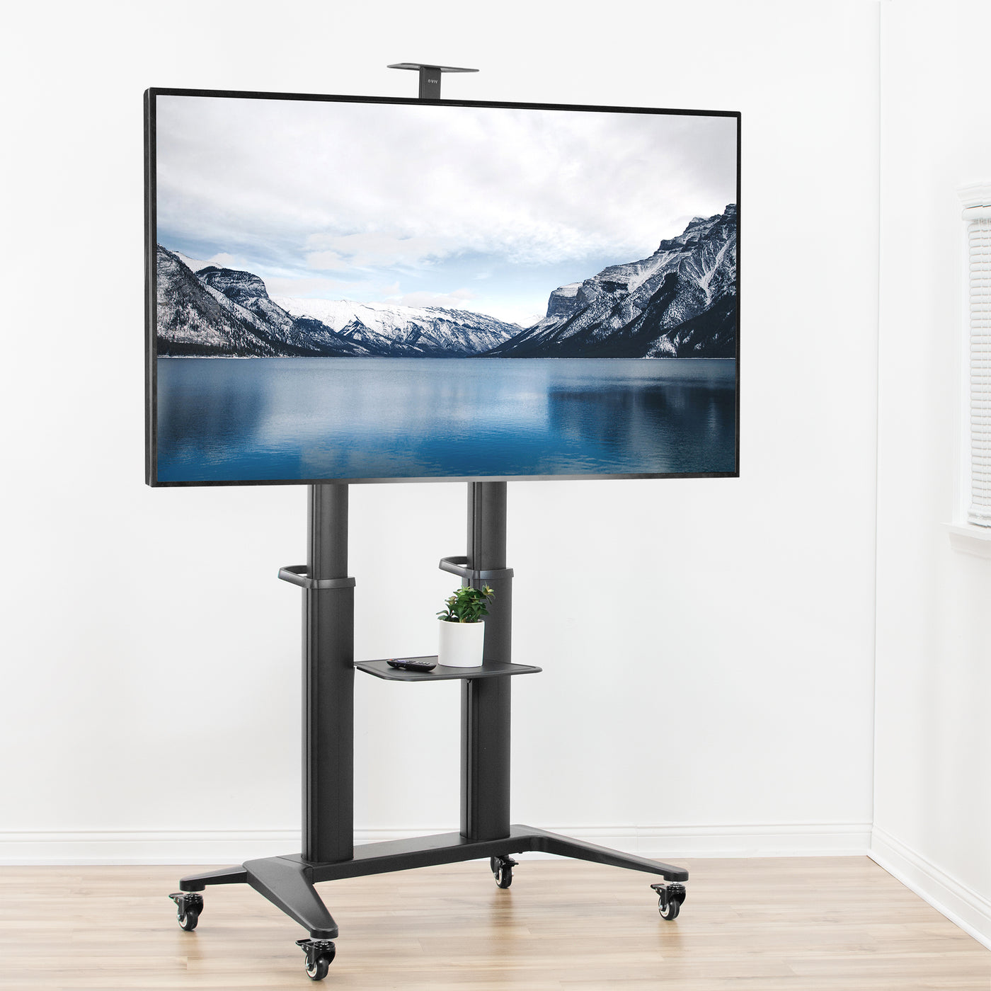 Aluminum TV Cart for 32” to 120” Screens – VIVO - desk solutions