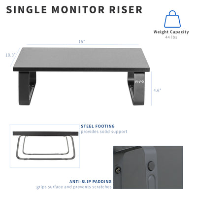 Tabletop Monitor Riser