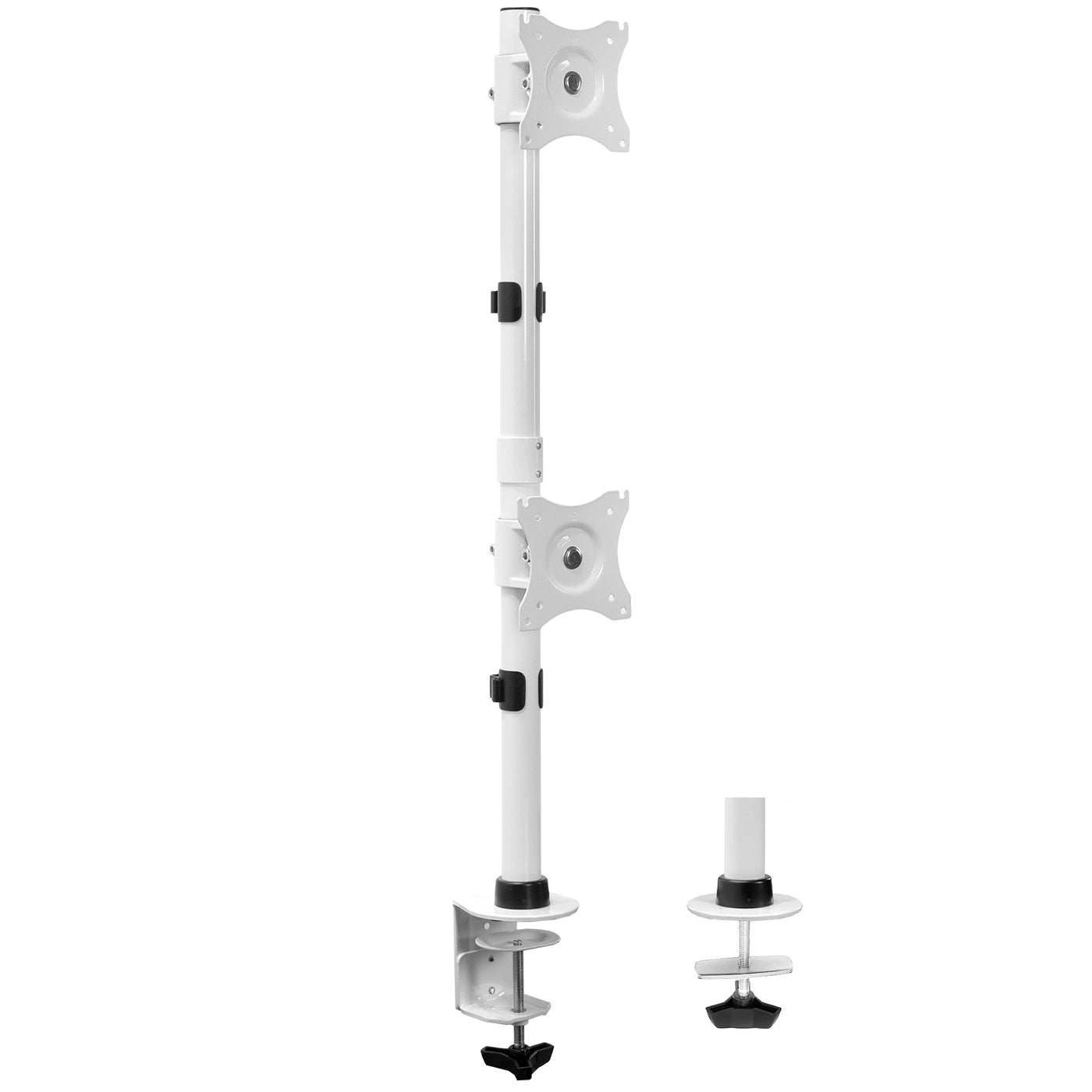 Dual Monitor Arm Fully Adjustable with 3-Section Extended Design for Office