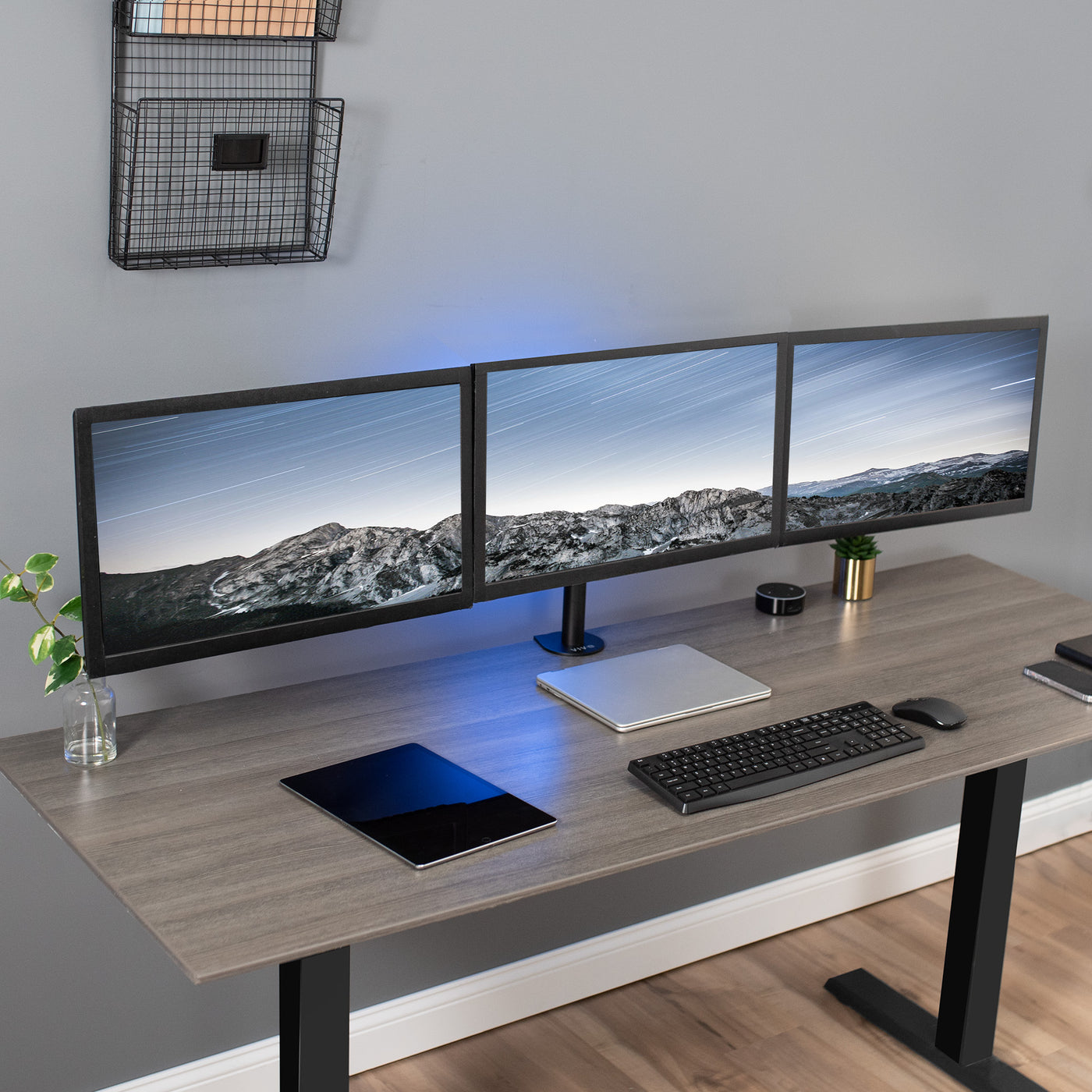 Triple Monitor Desk Mount – VIVO - desk solutions, screen mounting, and ...