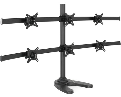 High grade steel and aluminum hex monitor stand.