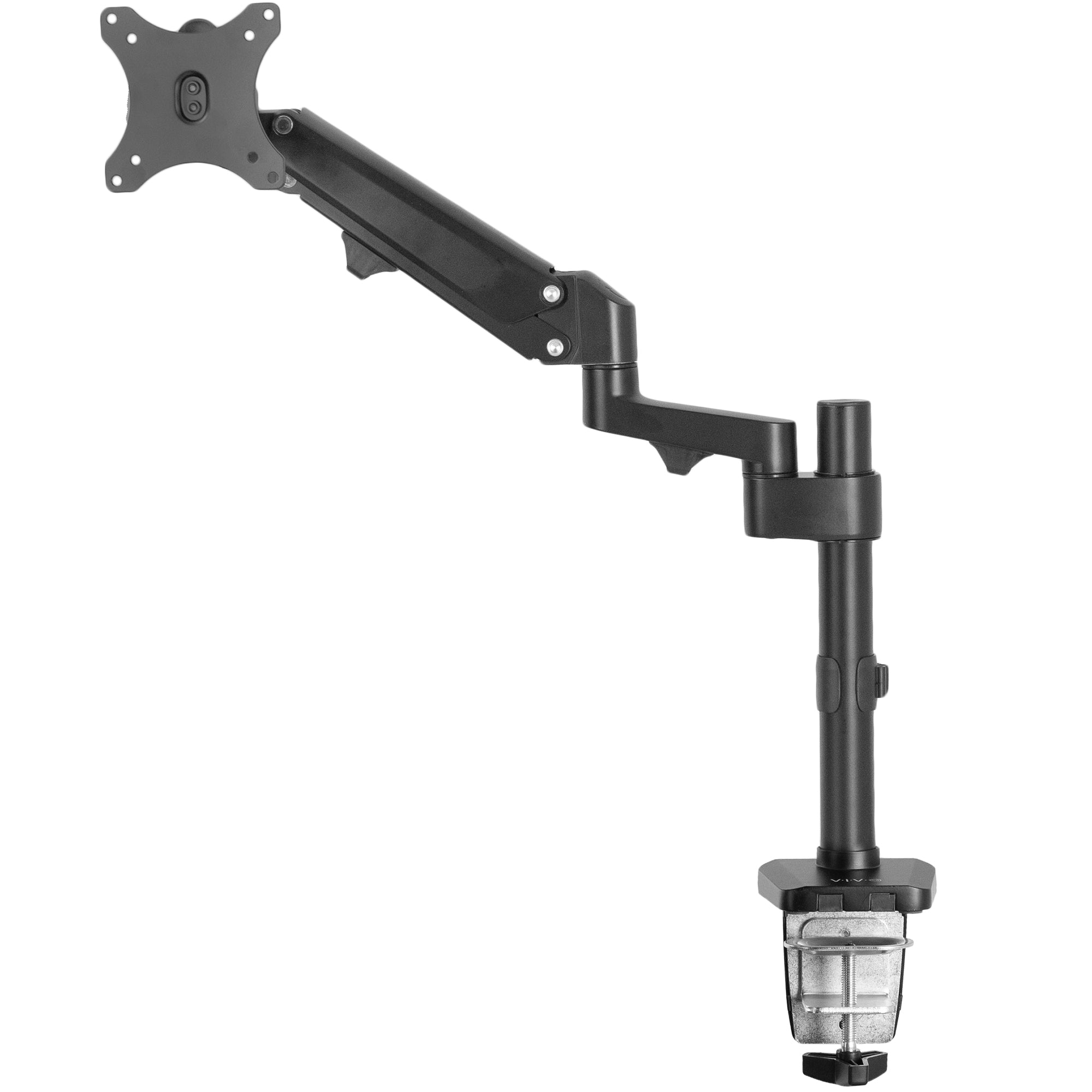 Pneumatic Arm Single Monitor Desk Mount