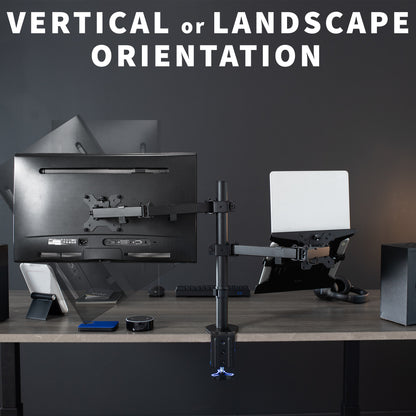 Single Monitor and Laptop Desk Mount