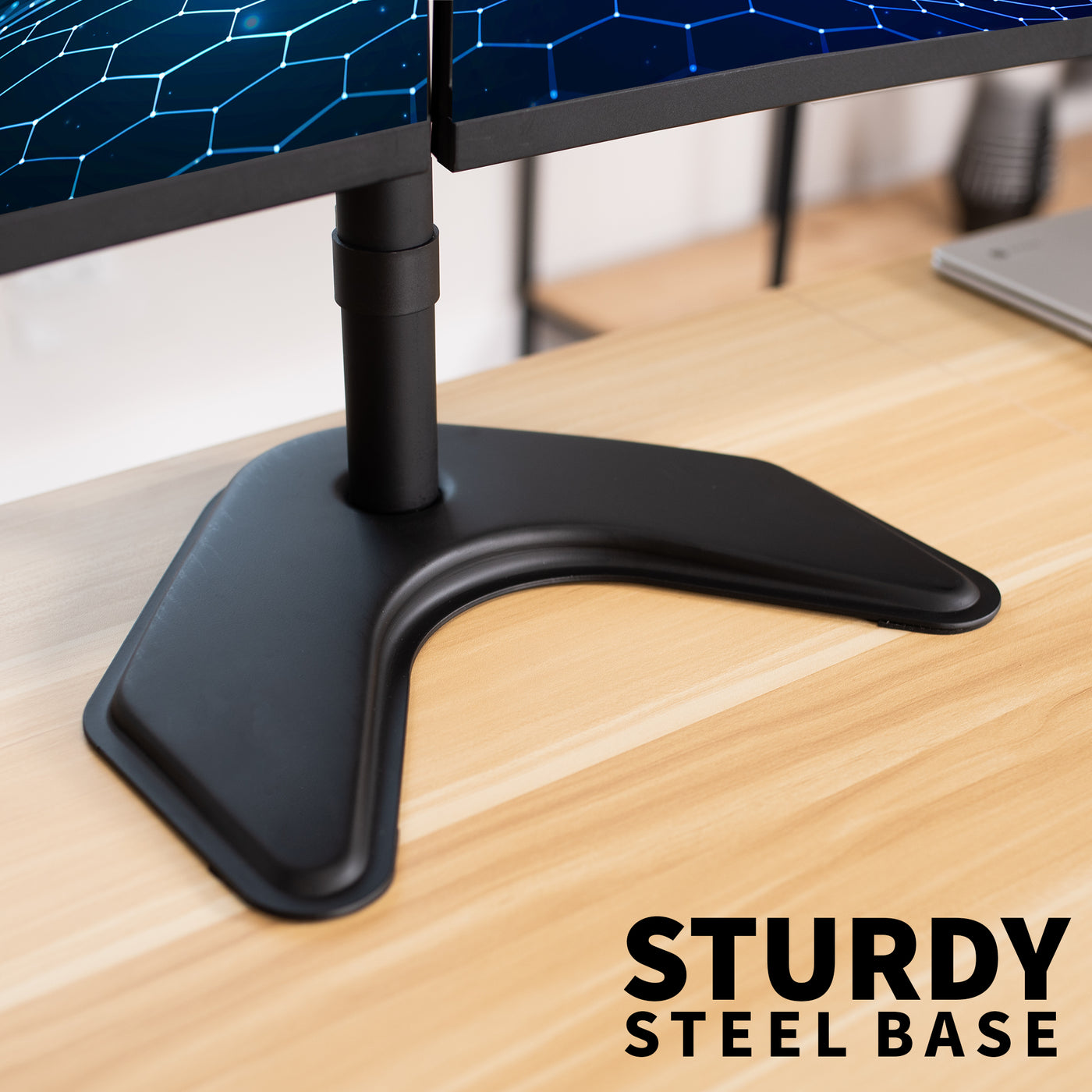 Dual Monitor Desk Stand – VIVO - desk solutions, screen mounting, and more