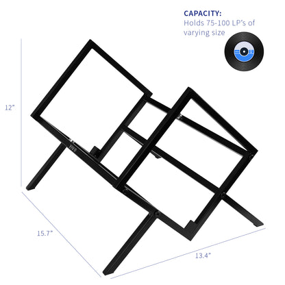 Measurements for Large Capacity Vinyl Record Storage