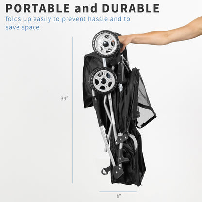 Four Wheel Pet Stroller